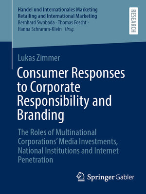 cover image of Consumer Responses to Corporate Responsibility and Branding